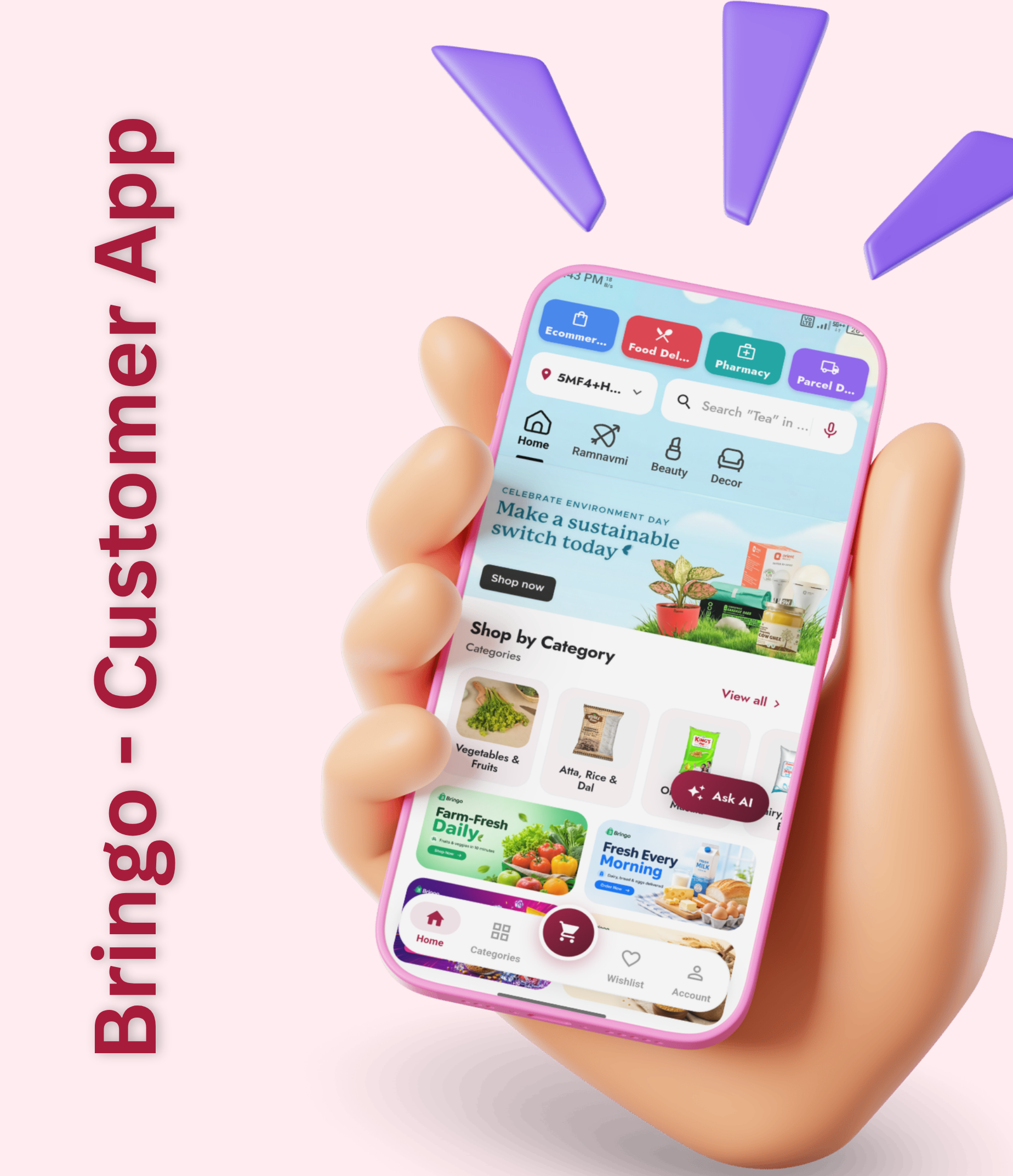 Bringo | Multi Module Multivendor Delivery Platform