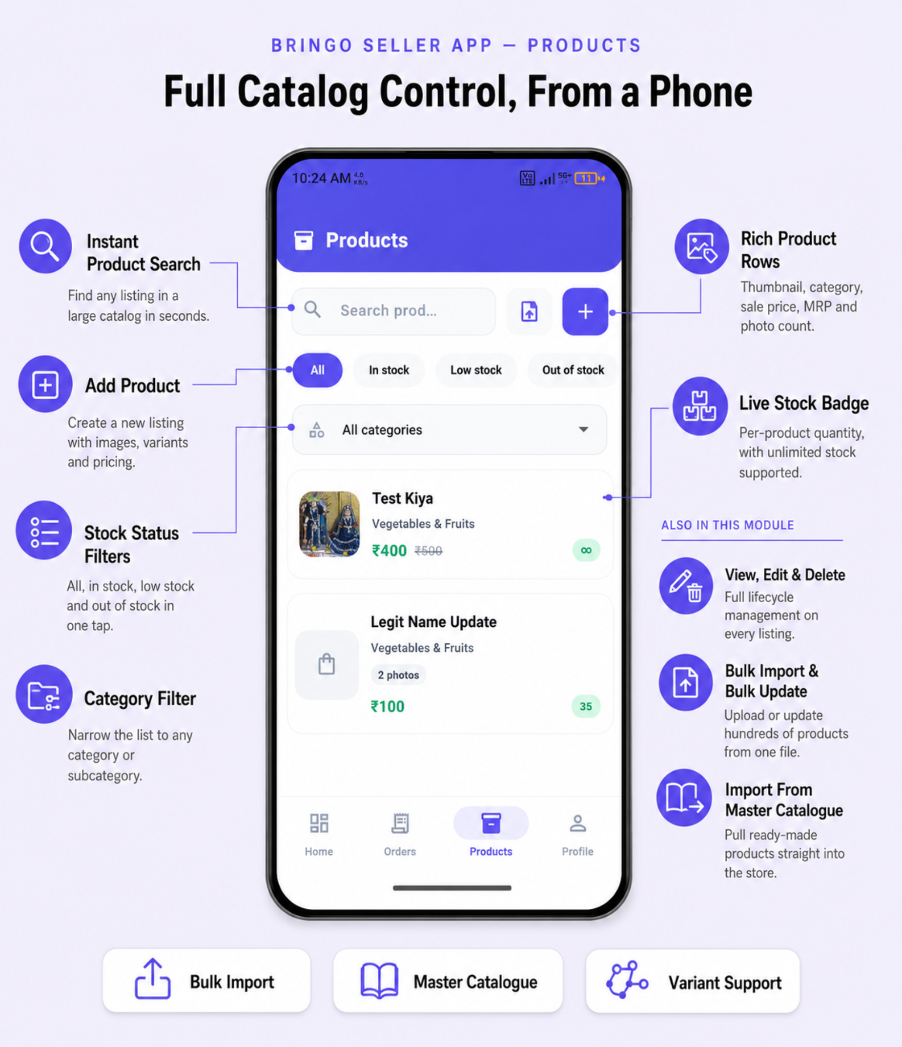 Bringo | Multi Module Multivendor Delivery Platform
