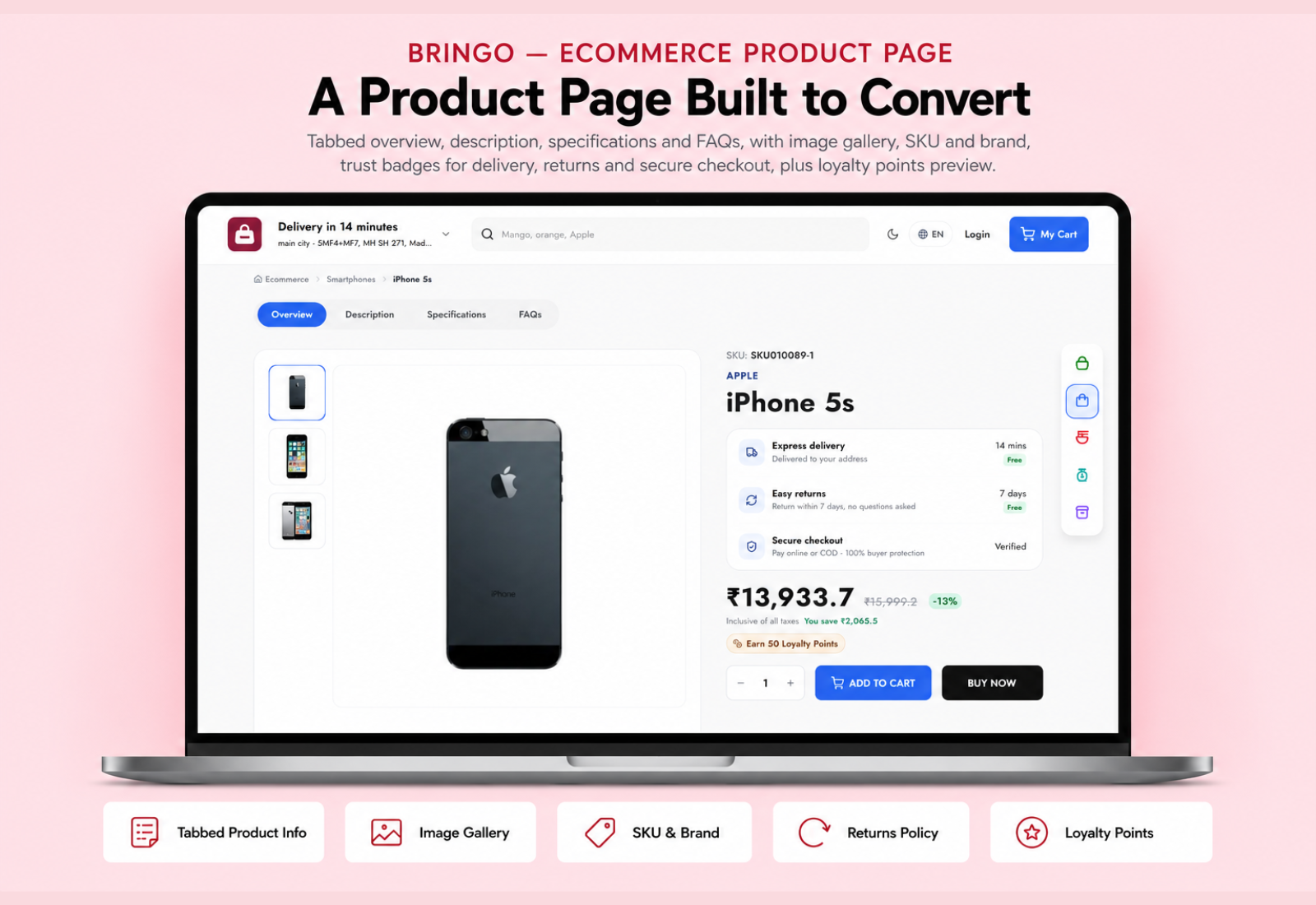 Bringo | Multi Module Multivendor Delivery Platform