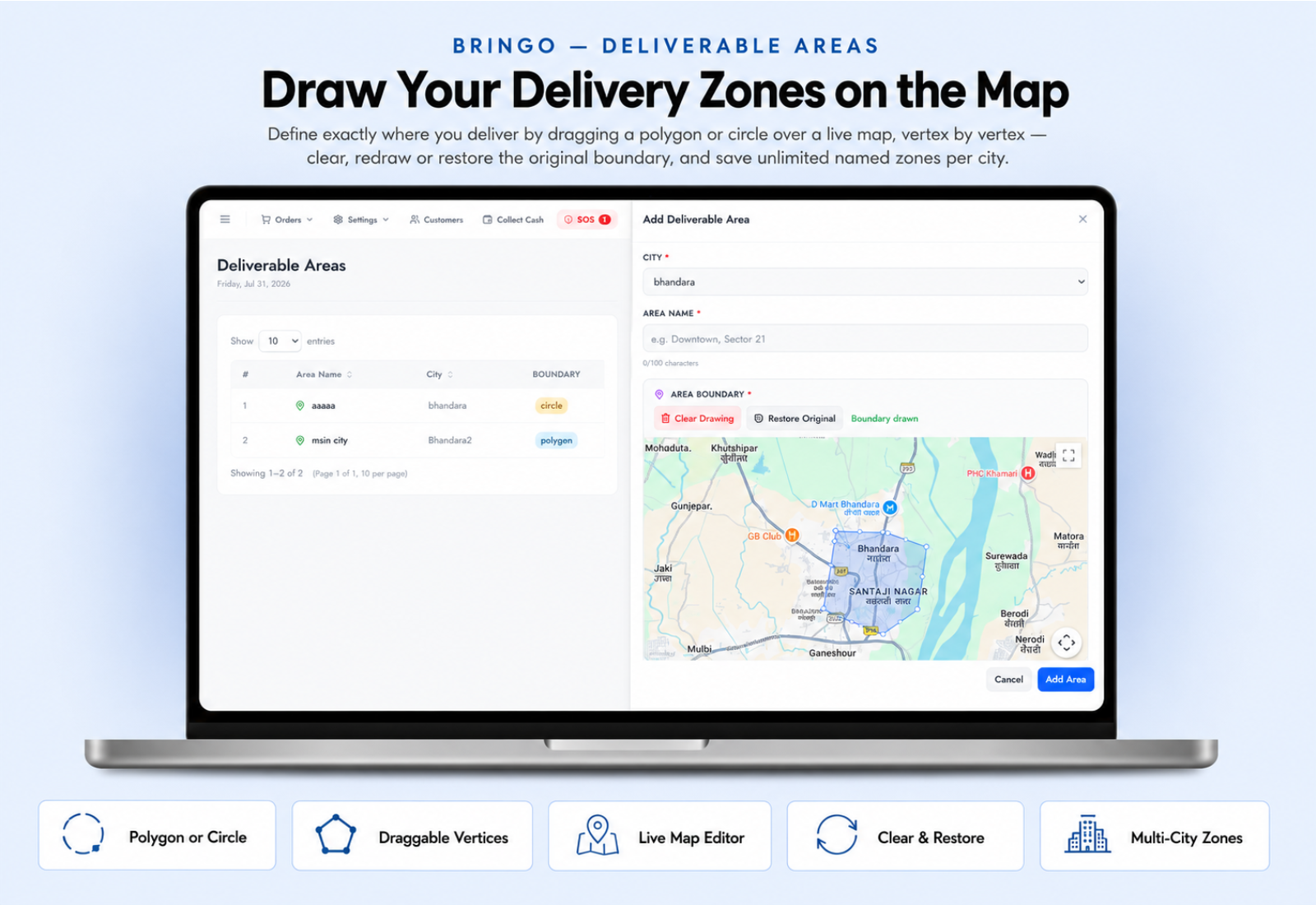 Bringo | Multi Module Multivendor Delivery Platform