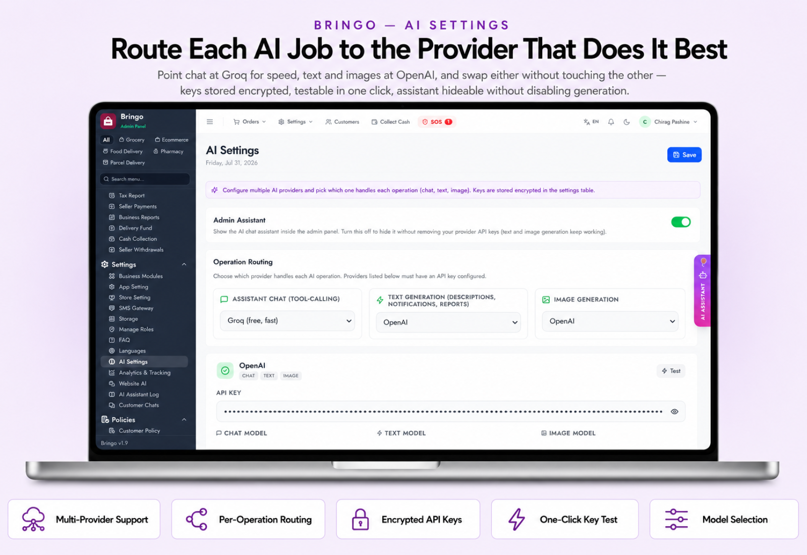 Bringo | Multi Module Multivendor Delivery Platform