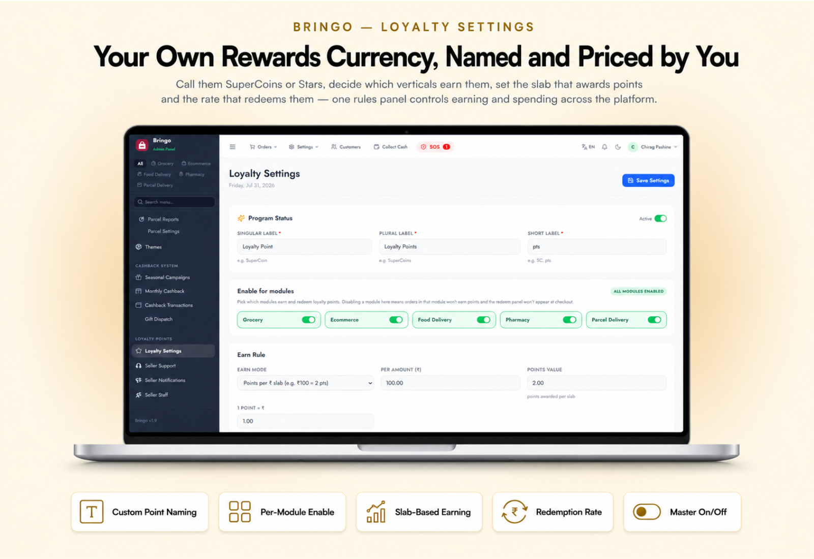 Bringo | Multi Module Multivendor Delivery Platform