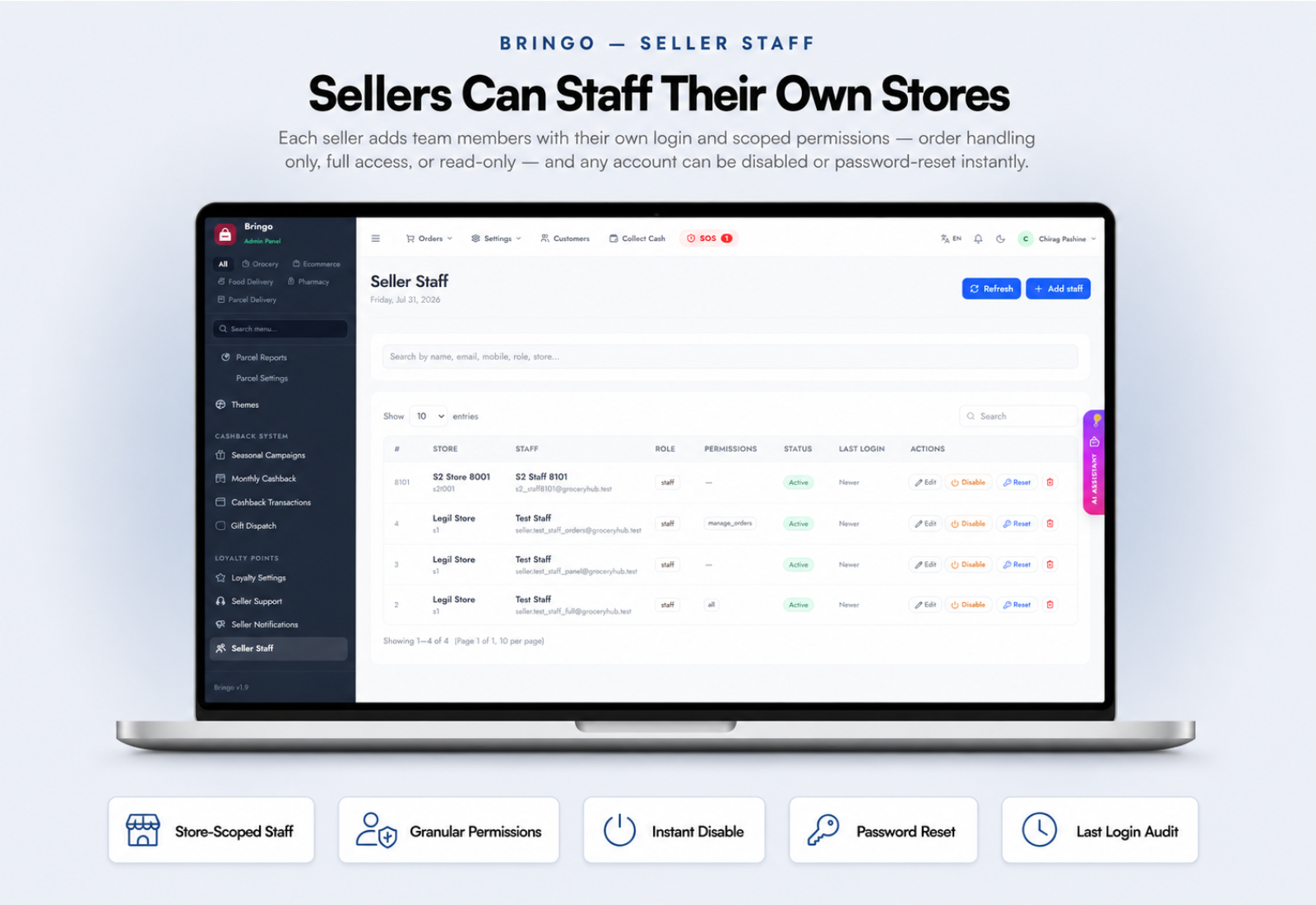 Bringo | Multi Module Multivendor Delivery Platform