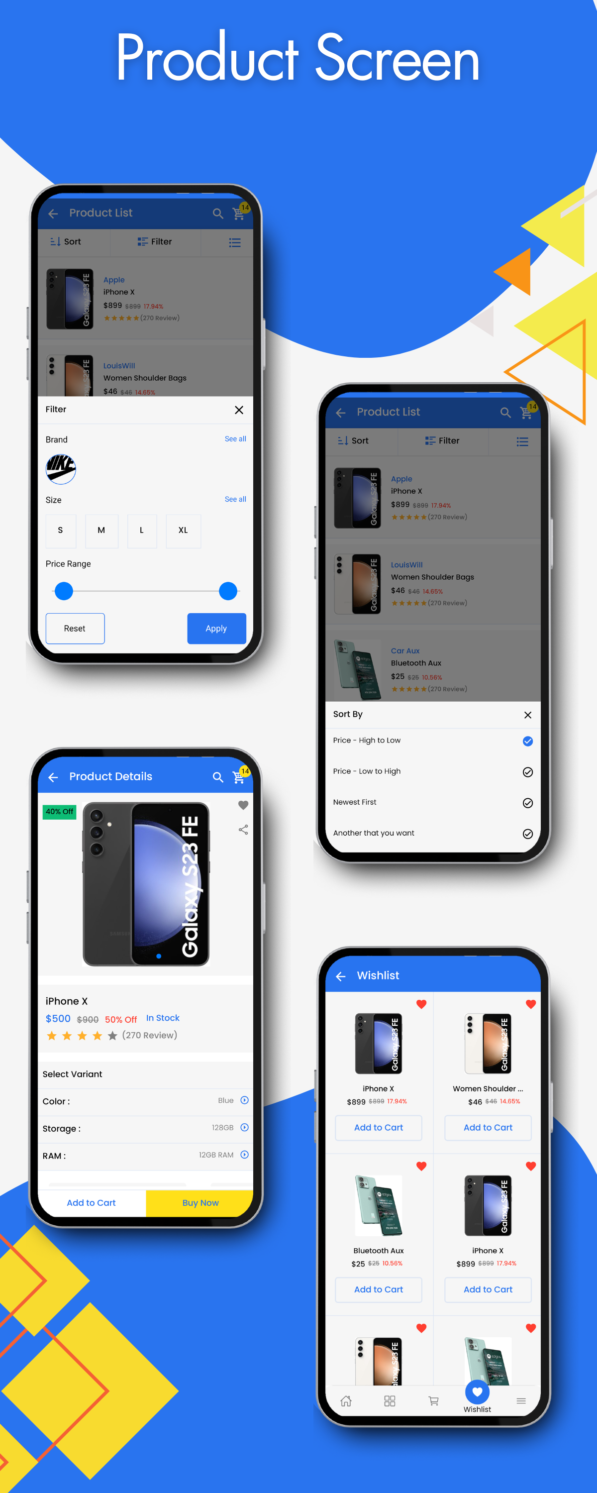 Ease Cart Grocery, Electronic, Ecommerce Android & IOS React Native Template - 5