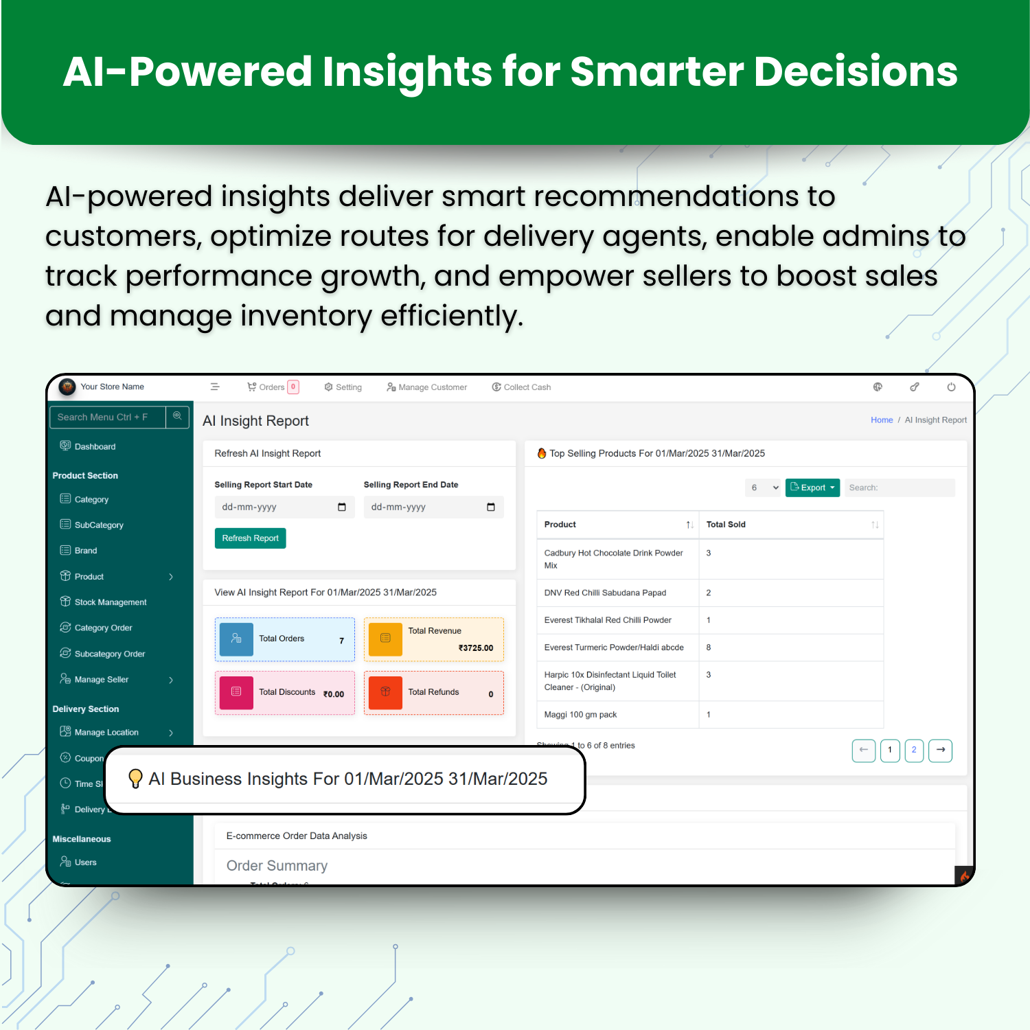 GroceryHub - 10 Minute App Multivendor Quick Commerce & eCommerce App | AI Insight | Multi Cart - 14