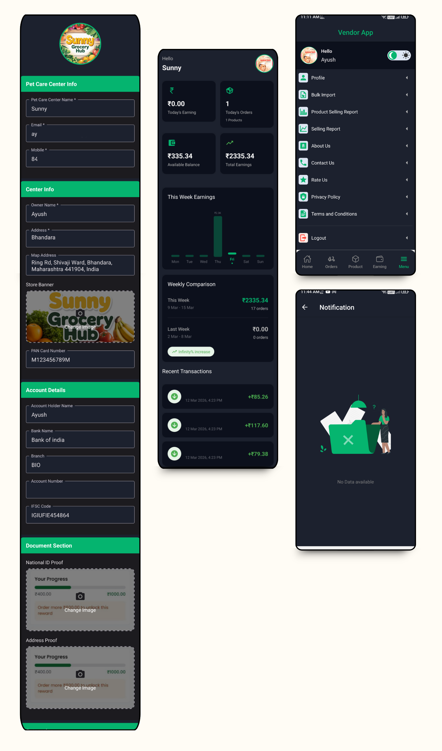 GroceryHub - 10 Minute App Multivendor Quick Commerce & eCommerce App | AI Insight | Multi Cart