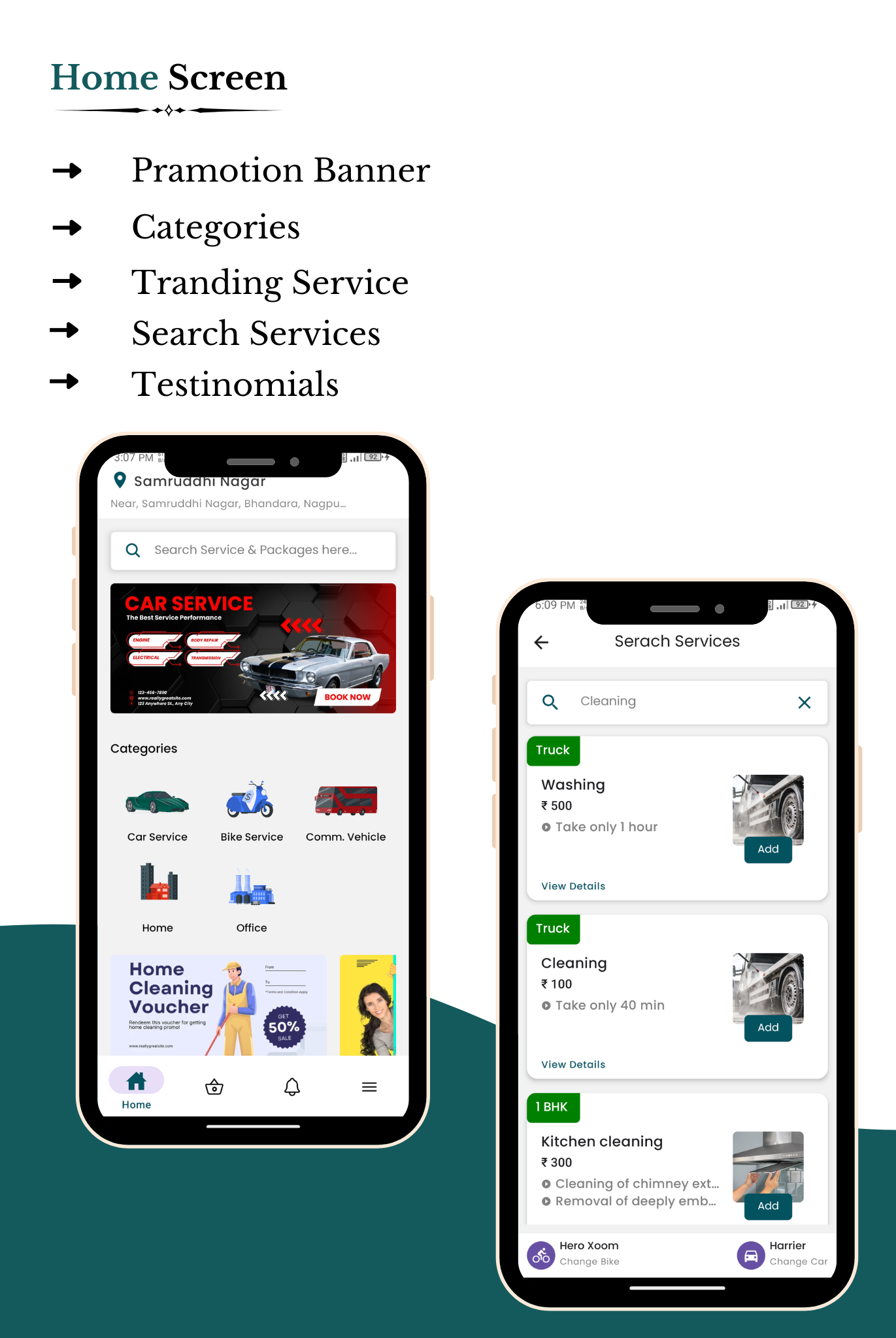 SparkleHub - On-Demand Service App for Car, Bike and Home | Multi-Franchise App