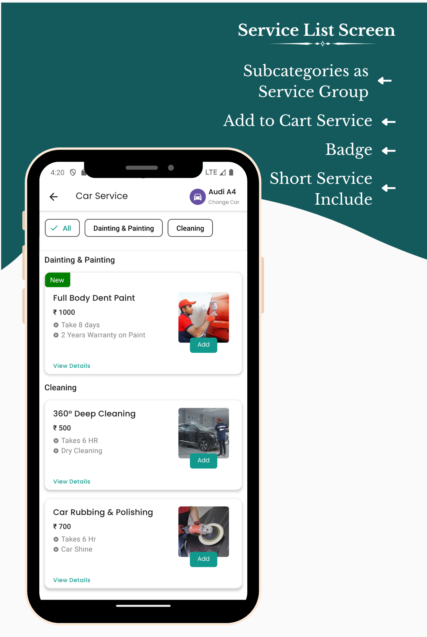 SparkleHub - On-Demand Service App for Car, Bike and Home | Multi-Franchise App